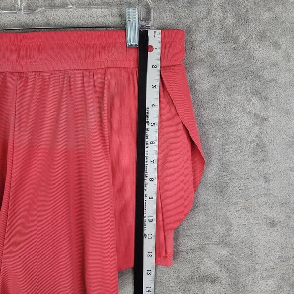 Womens JoyLab Coral Pink Running Shorts 2" Inseam Nylon Spandex Blend Size XL - Picture 8 of 9